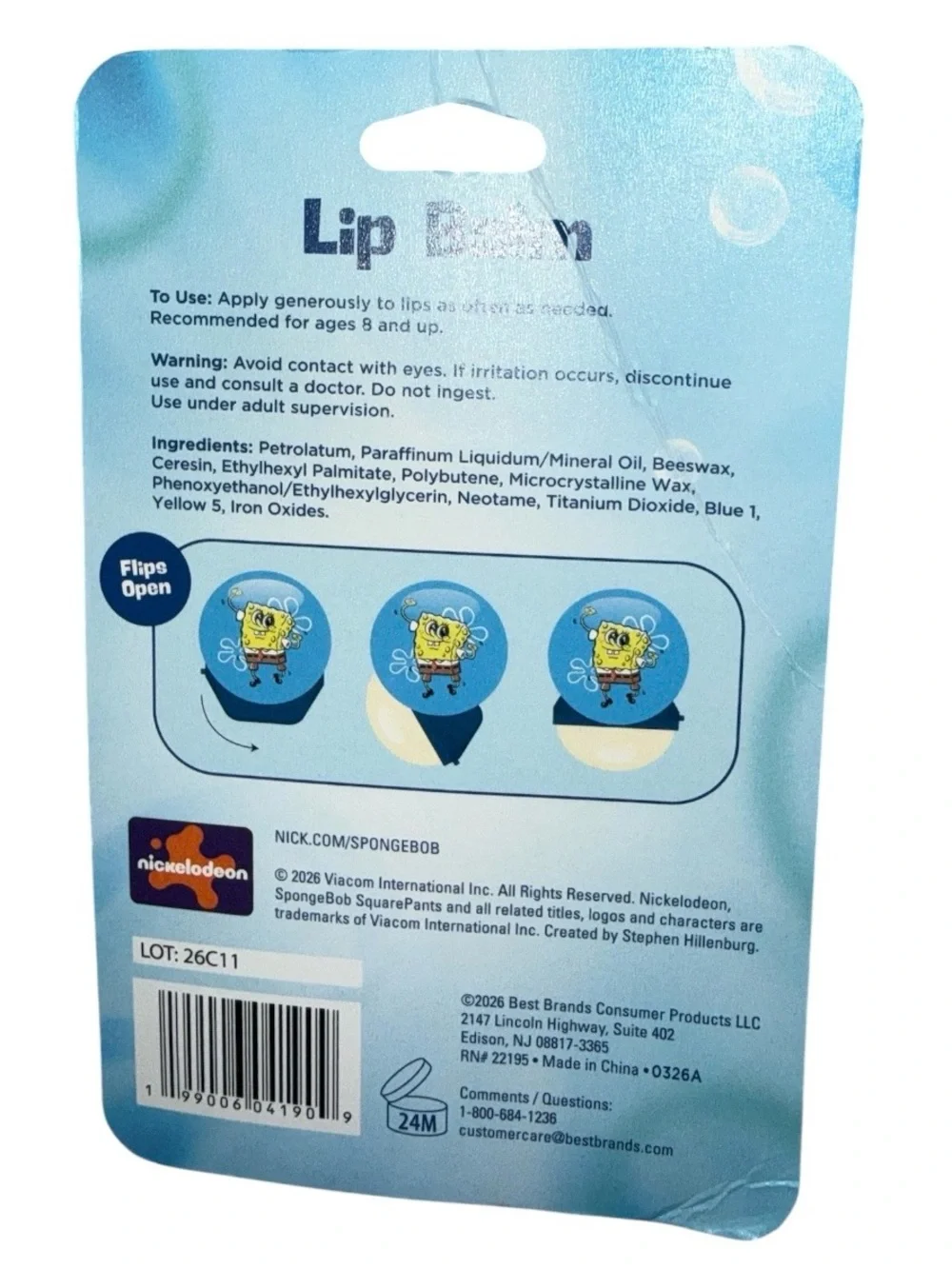 SpongeBob SquarePants Lip Balm